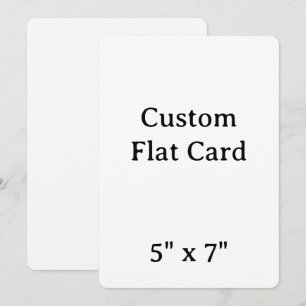 crea tu tarjeta redondeada personalizada de 5" x 7