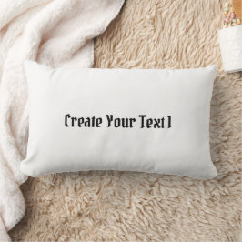 Crea tu texto impreso Super y suave almohada