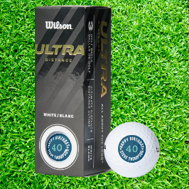 Crea tus propias bolas de golf Happy Birday Gift