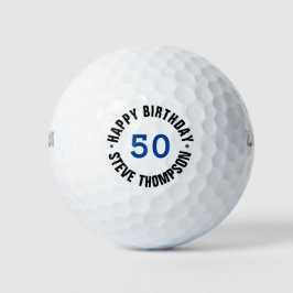 Crea tus propias bolas de golf Happy Birday Gift