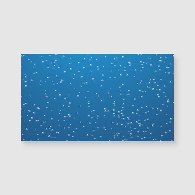 Crea tus propias burbujas de agua azul (Anverso)