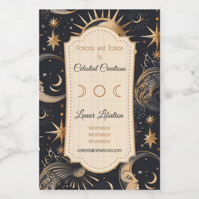 Crea tus propias caras en el cielo celestial (Etiqueta única)