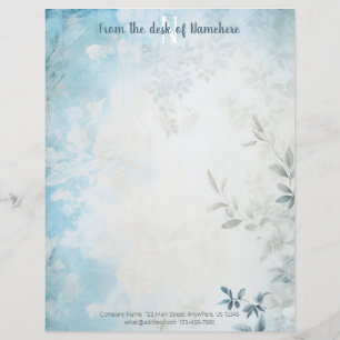 Crea Tus Propias Hojas Azules al Estilo Shabby Chi