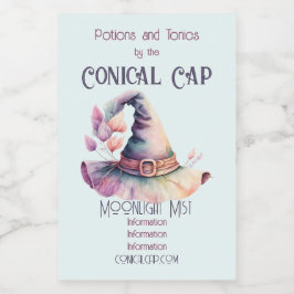 Crea tus propias hojas de Gorra de bruja arcoiris