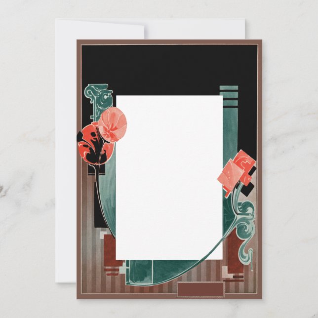 Crea tus Propias Invitaciones - Art Deco (Anverso)