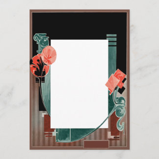Crea tus Propias Invitaciones - Art Deco