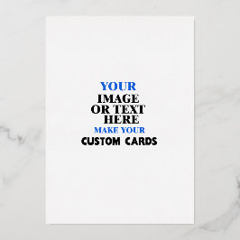 Crea tus propias invitaciones de papel de aluminio