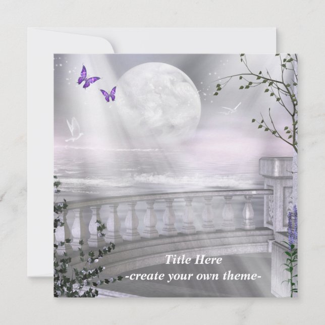 Crea tus propias invitaciones para el baile de gra (Anverso)