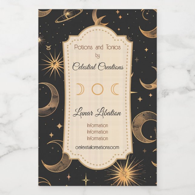 Crea tus propias lunas y planetas celestes (Etiqueta única)