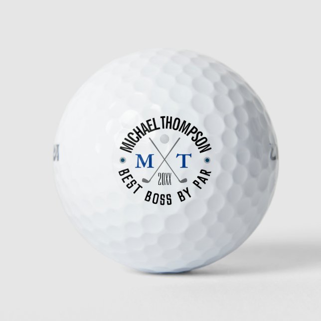 Crea tus propias mejores bolas de golf Monograma B (Anverso)