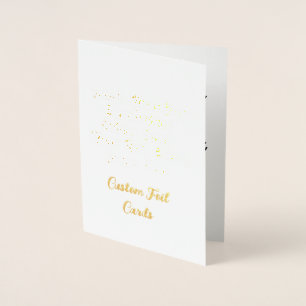 Crea tus propias tarjetas de foil personalizadas y