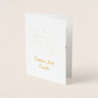 Crea tus propias tarjetas de foil personalizadas y