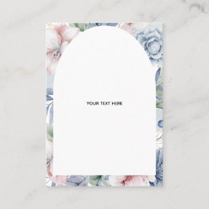 Crea tus propias tarjetas de presentación florales