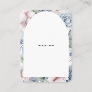 Crea tus propias tarjetas de presentación florales