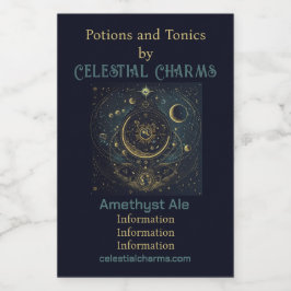 Crea tus propios gráficos celestes azules y dorado