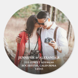 Crea tus sellos de Boda rústicos fotográficos