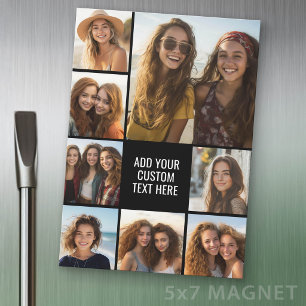 Crea un collage de fotos con 8 fotos - imán