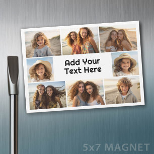 Crea un collage personalizado de 8 fotos con texto