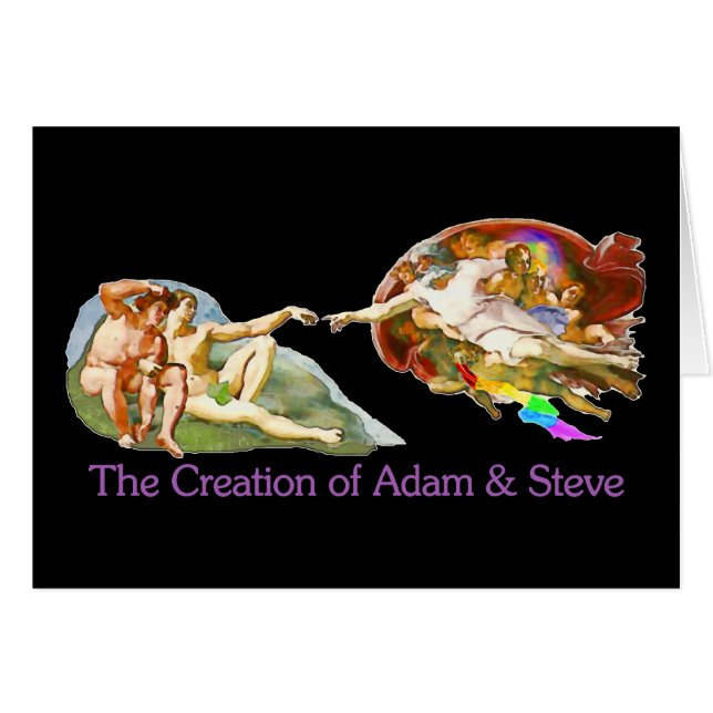 Creación de Adam y Steve (Anverso (Horizontal))