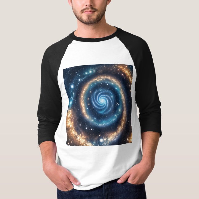Creación de un diseño de camisetas con tema galáct (Anverso)