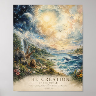 Creación del Mundo | Póster de la Biblia