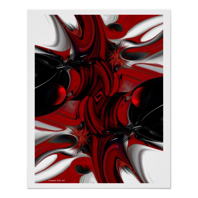 "Creación Perceptiva", Poster brillante (Anverso)