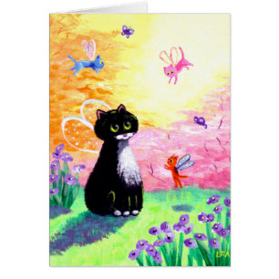 Creaciones de Fe de Gato de Tuxedo Blanco Negro