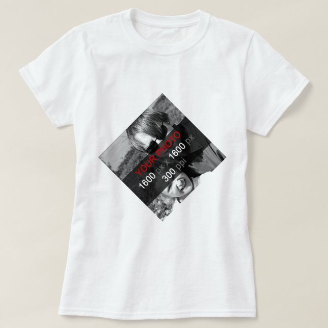 Creaciones personales camiseta diagonal (Diseño del anverso)