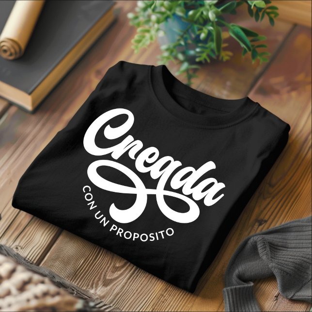 Creada Con Un Proposito Camiseta Española Cristian (Subido por el creador)