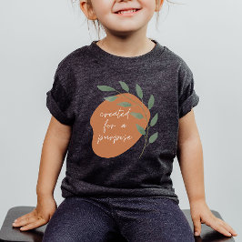 Creado con un propósito: Camisa de niño cristiano