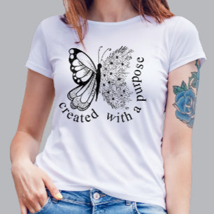 Creado con una camiseta con un propósito