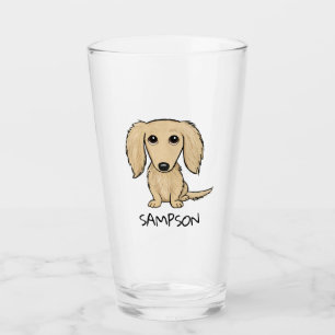 Cream Dachshund   Perro lindo personalizado