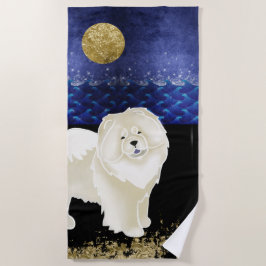 Cream Gingko la toalla de playa de Chow