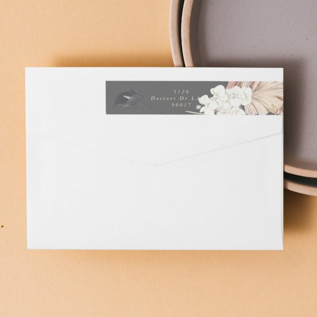 Cream Pampas Boda de carbón vegetal de hierba (Subido por el creador)