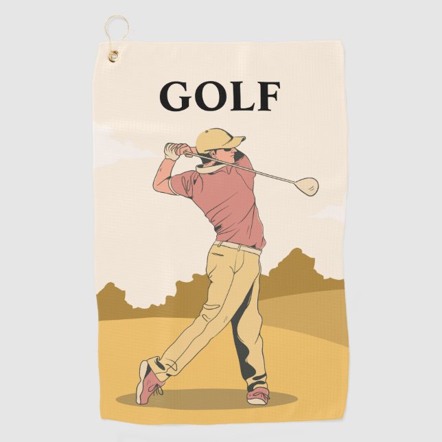 Cream Red Personalizado Las mejores toallas de gol (Anverso)