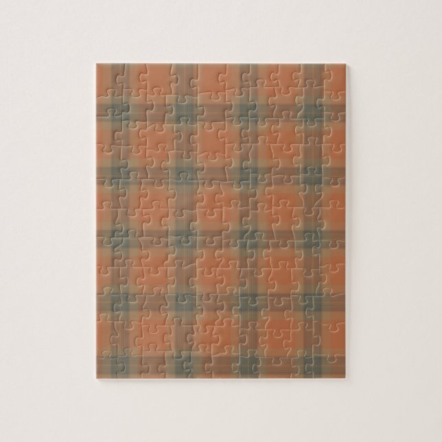 Cream Tartan Puzzle (Vertical)
