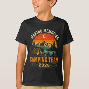 Creando recuerdos equipo de camping 2026 camiseta