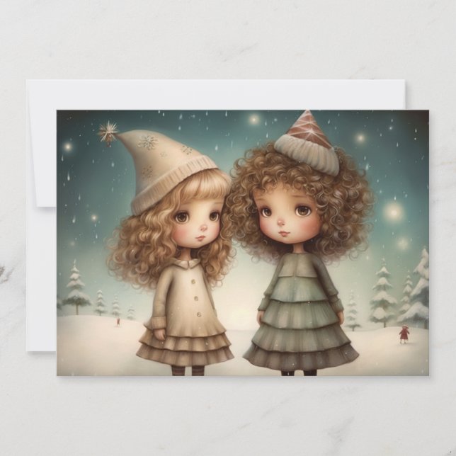 Creando recuerdos: Un feliz deseo de Navidad (Anverso)