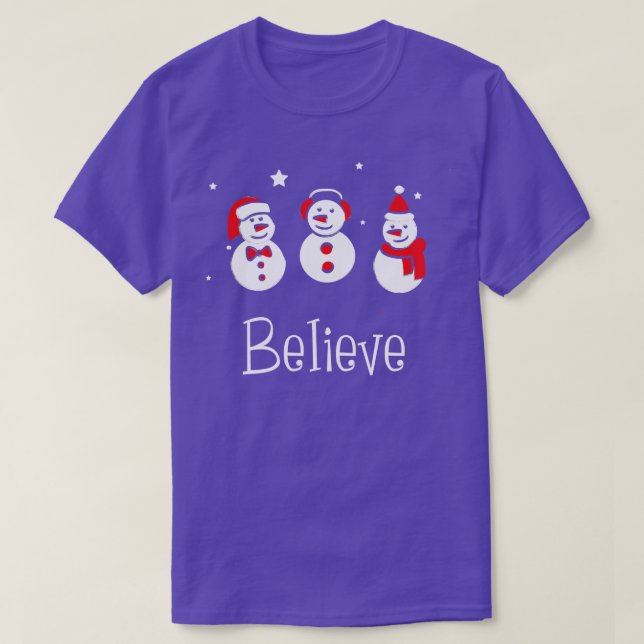 Créanme graciosa familia Navidades camiseta niño C (Diseño del anverso)