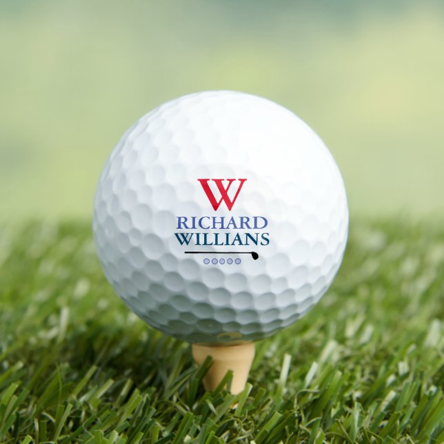 Crear bolas de golf Personalizado con el nombre de (Camiseta in situ)