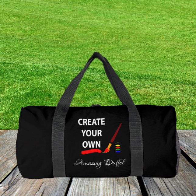 Crear Bolsa de Duffel Negro, Bolsa personal / Pers (Subido por el creador)
