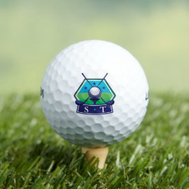 Crear buenas iniciales de monograma bolas de golf