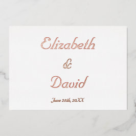 Crear elegante tarjeta de respuesta de boda person