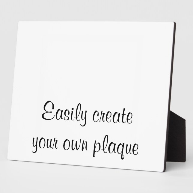 Crear fácilmente su propia placa - horizontal - DI (Lado)