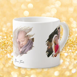 Crear foto Personalizado y texto café expreso taza
