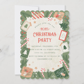 Crear invitación de fiesta de Navidad
