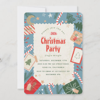 Crear invitación de fiesta de Navidad