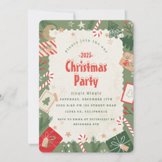 Crear Invitación de Fiesta de Navidad