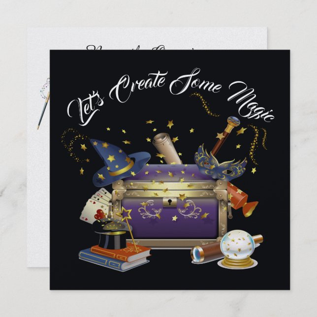 Crear invitación mágica revisada (Anverso / Reverso)