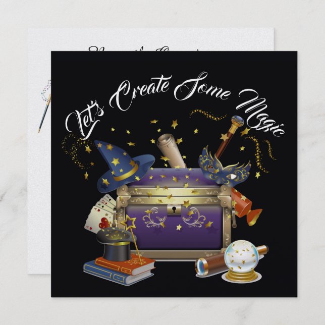 Crear invitación para Magic 3 (Anverso / Reverso)